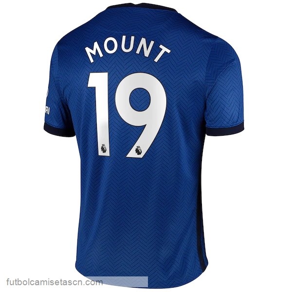 Camiseta Chelsea NO.19 Mount 1ª 2020/21 Azul